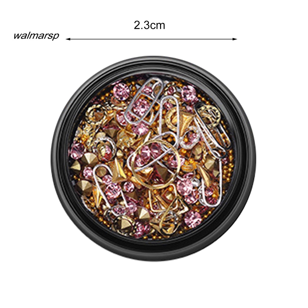 Ws Kuku Sequin Mutiara Imitasi Kreatif Manicure Decor Beauty Nail Art Decal Untuk Wanita