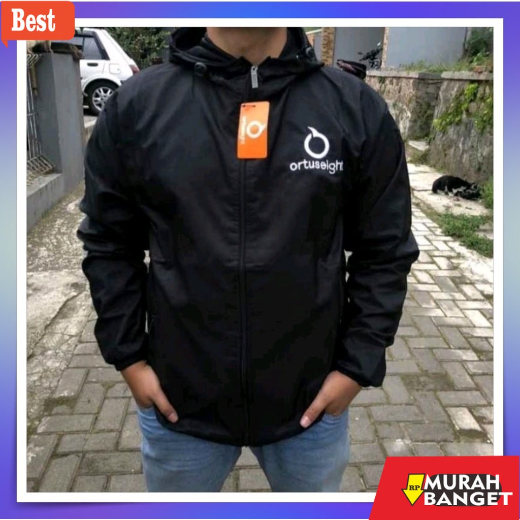 Jaket parasut pria terbaru- Jaket Parasut Pria Ortuseight Running Sport Olahraga / Jacket Sporty War