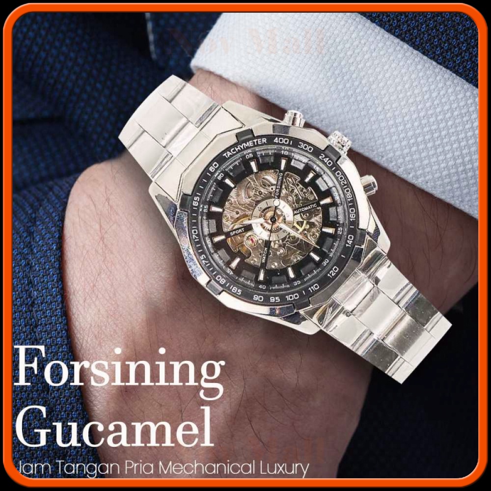 Gucamel Jam Tangan Pria Mechanical Luxury - G043