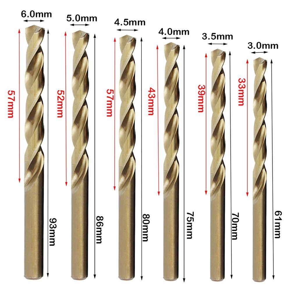 TOP Mata Bor Hard Stainless Steel Hole Cutter Alat Bor Twist Drill Bit