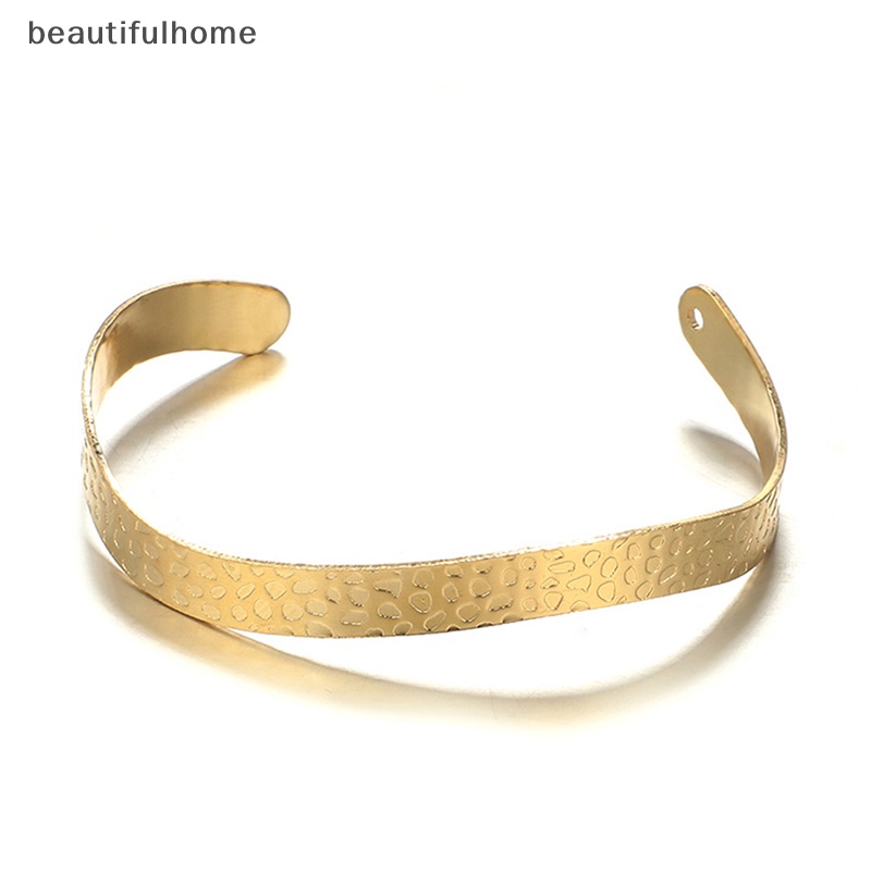 {beautifulhome} 4pcs /set Gelang Rantai Geometris Untuk Wanita Charm Bangles Fashion Perhiasan Hadiah.