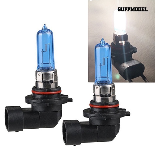 [SM]2Pcs 100w 12V 9005/HB3 6000K Xenon Gas Halogen Headlight Cahaya Putih Lampu Bohlam