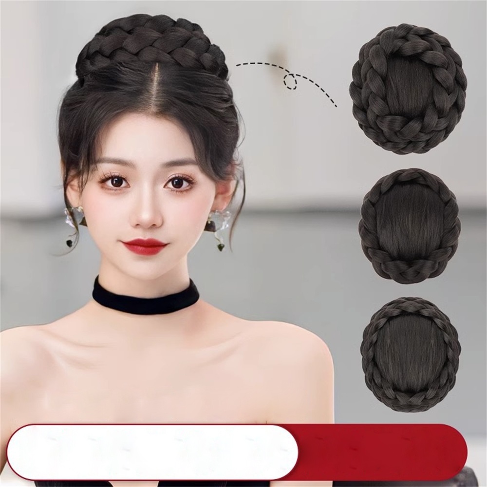 Aksesoris Rambut Gaya Princess Untuk Wanita Sanggul Hairpiece Wig Untuk Pakaian Tradisional China Dan Pernikahan