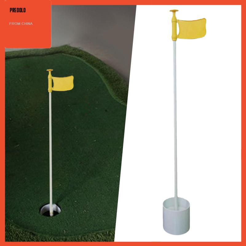 [Predolo] Golf Putting Bendera Hijau Dan Latihan Tiang Bendera Golf Bendera Golf Rumah