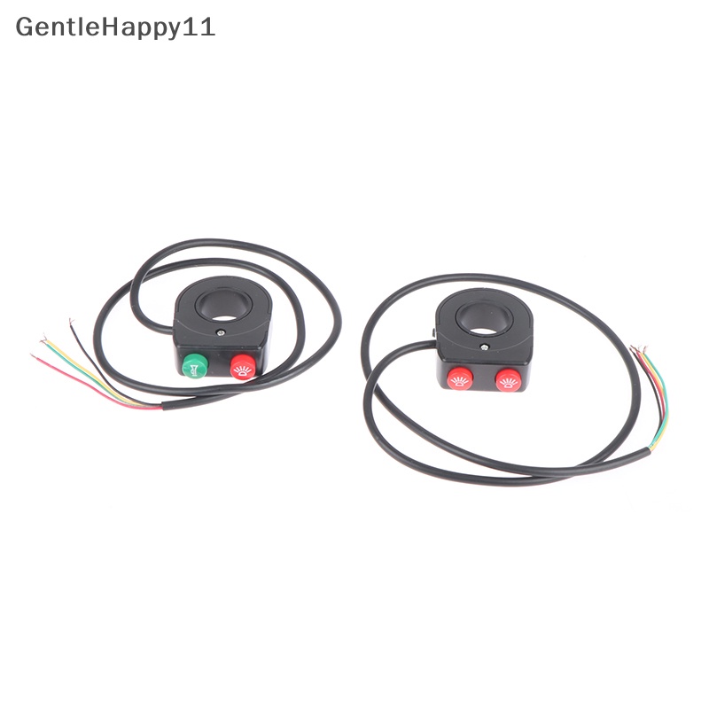 Gentlehappy Motor ATV 22mm Stang Klakson Dan Lampu Depan Kombinasi Tombol Saklar Motor Sein Modifikasi Aksesoris Headlight Switch Motor Vehi Listrik