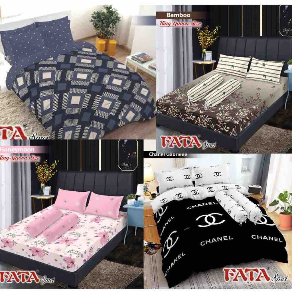 Sprei King FATA 180x200 (Bisa COD) motif terbaru