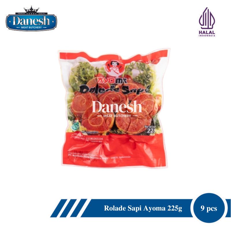 

AYOMA - Rolade Sapi 225g & 450g Rolade Daging Sapi Frozen Food Halal