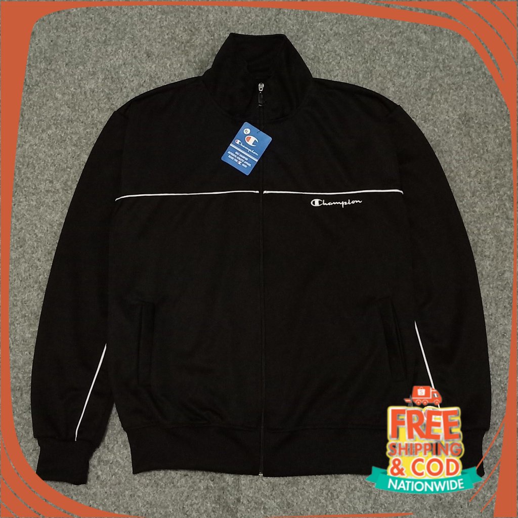 JAKET VINTAGE OOTD FESTIVAL REMAJA/ Jaket Tracktop Champion Casual Vintage Full Tag & Label