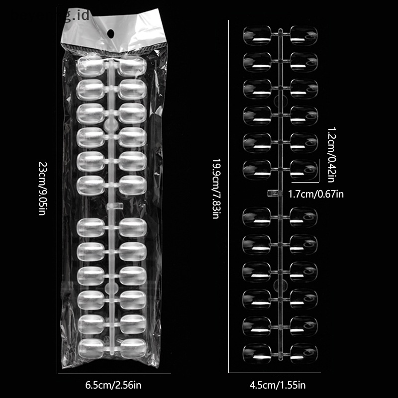 Beyen 240Pcs Tips Kuku Palsu Kartu Warna Latihan Pajangan Rak Mandi Alat Manikur ID