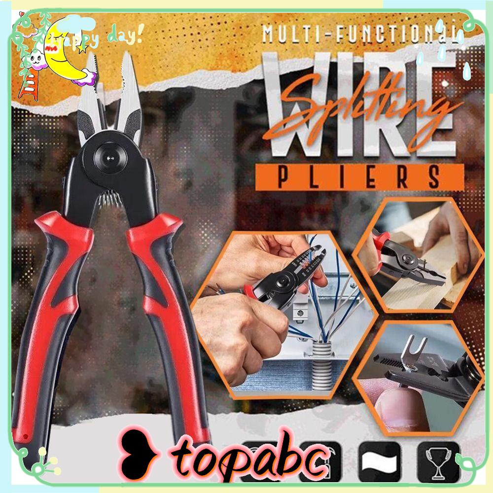 TOP Tang Set Kekerasan Tinggi 5-In-1 Tergantikan Wire Stripper