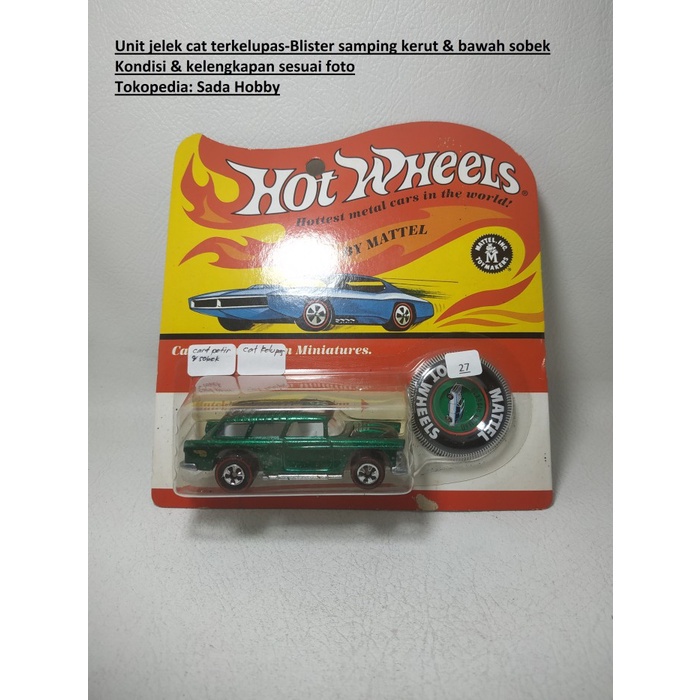 Hot Wheels 25th Anniversary Collector's Edition Classic Nomad Red Line miniatur mainan
