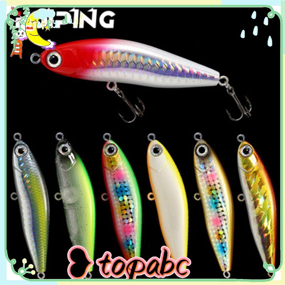 TOP Umpan Ikan Kecil Tenggelam Pensil Outdoor Crankbaits Tackle Minnow Lures