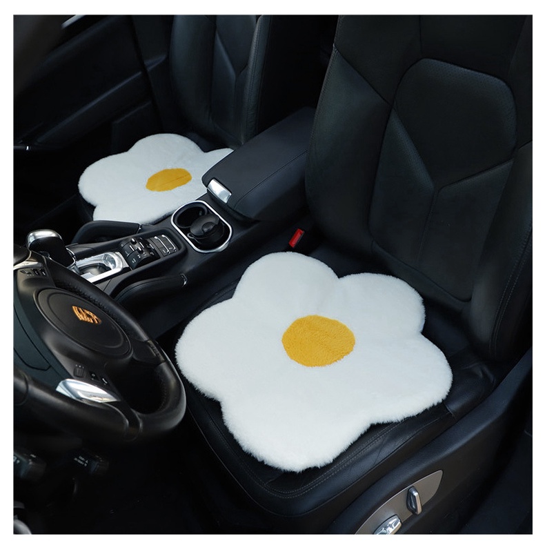 Car cute egg blossom cushion, Bantal Kursi Lucu Kreatif Mobil