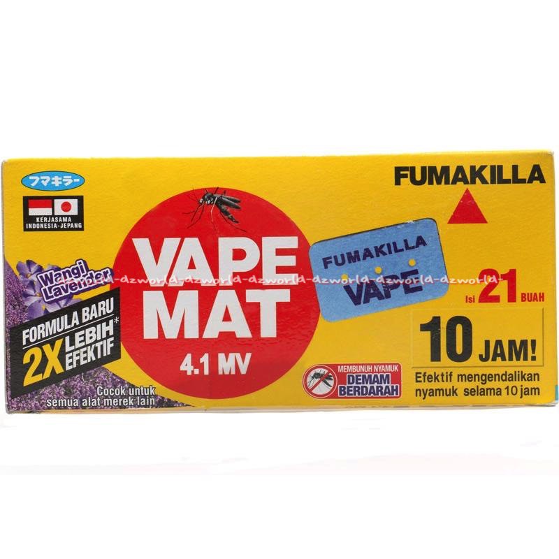 Fumakilla Vape Mat 4.1MV Obat Nyamuk Elektrik Pakai Listrik Pengusir Nyamuk Matt Isi 21mat Isi Ulang Refill