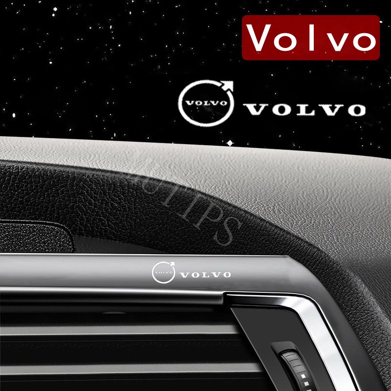 Volvo Logo Mobil Stiker Logam 3D Kreatif Dekorasi Mobil Jendela Pintu Interior Lencana Untuk XC60 S60 S80 XC90 V60 XC40 C40