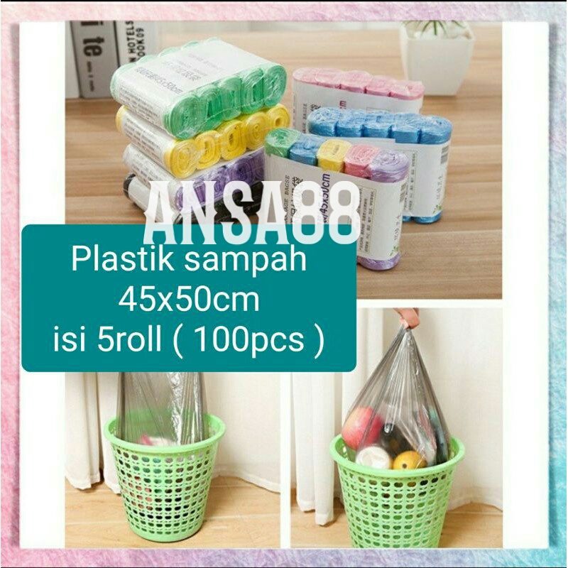 Wadah kantong sampah roll dispenser kantong sampah plastik gulung box plastik sampah gulung