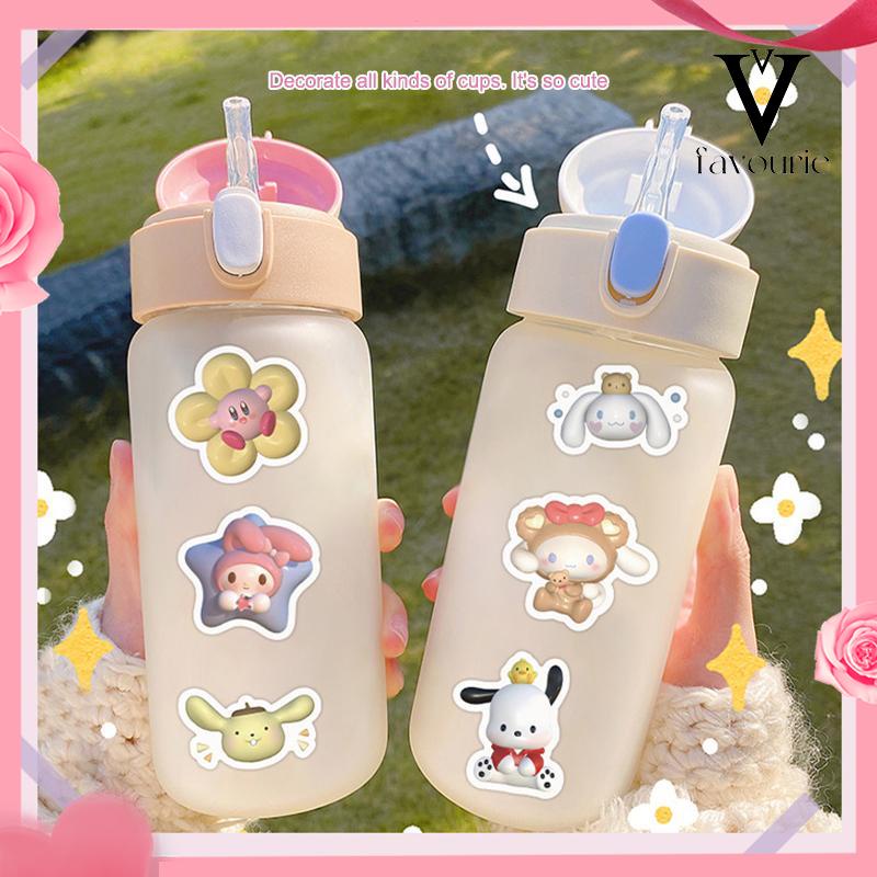 

CODStiker Sanrio Lucu Stiker Kartun 3D Kartun Cangkir Air Stiker Tahan Air-FA