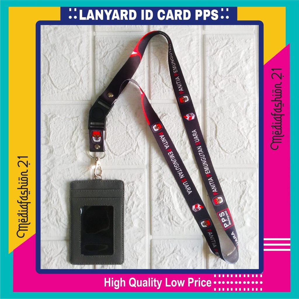 

Lanyard ID Card / Tali Gantungan ID Card PPS : PANITIA PEMUNGUTAN SUARA - Desain Satu Sisi (Ready Stok Dan Custom Minimal Order 5pcs)