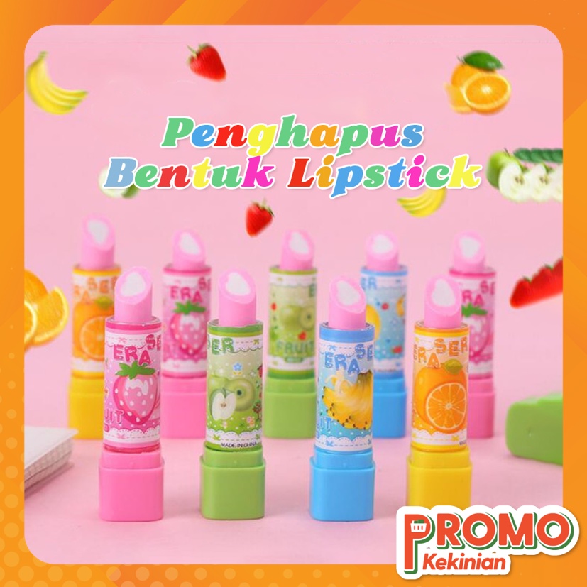 

PROMO KEKINIAN S5671 Penghapus Bentuk Lipstik Beauty / Penghapus Pensil Bentuk Lipstik Warna Warni / Penghapus Pensil model Lipstik