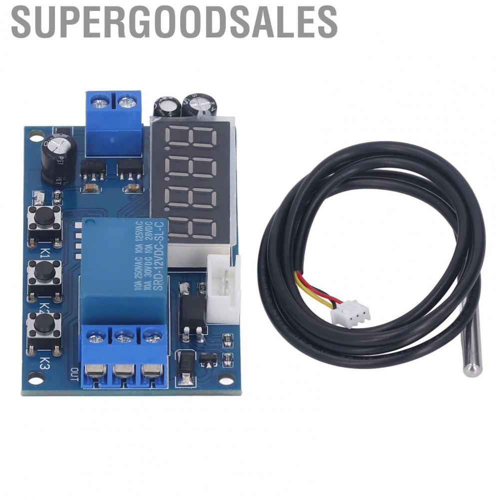 Supergoodsales Digital Temperature Control Board  Wide Voltage Operation PWM  Module 4 Wire Easy Installation for PC Alarm