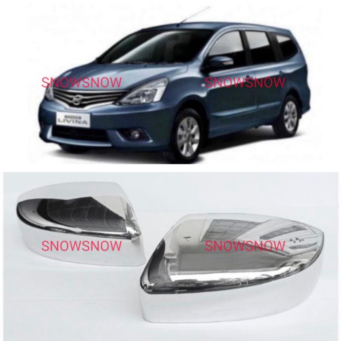 Cover Spion Grand Livina 2014 2016 2018 Chrome