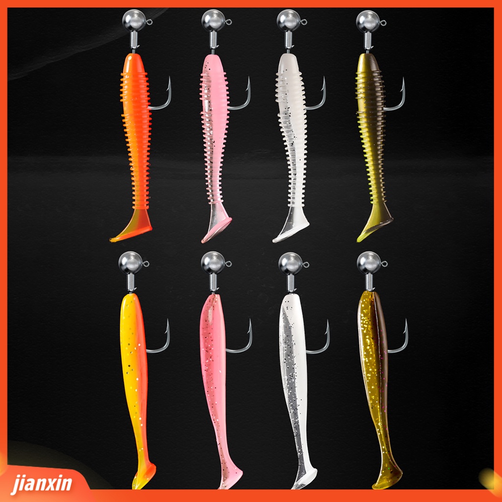 (In Stock) 1set Pemikat Pancing Semua Area Air Realistis Tajam Kait Dapat Digunakan Kembali Simulasi T Ekor Memikat Memancing Aksesoris Penggunaan Sehari-Hari