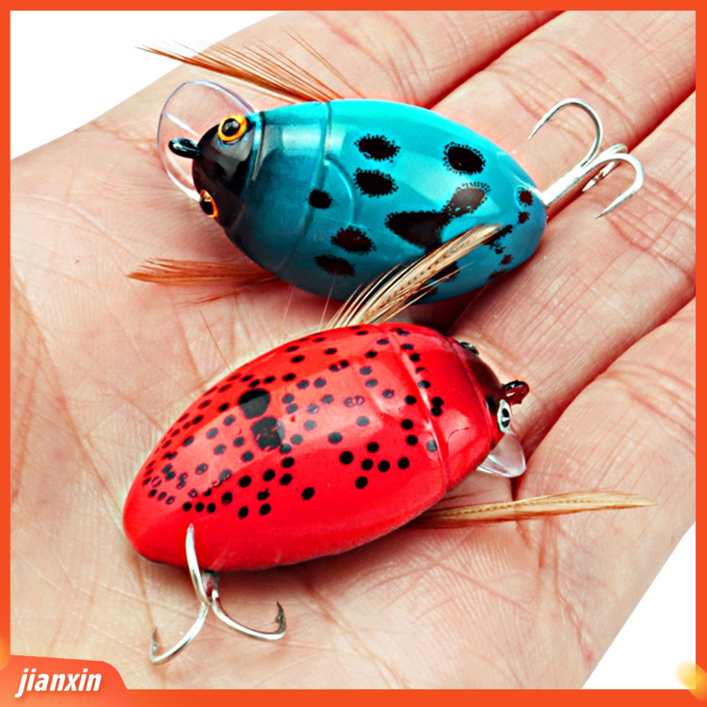 (In Stock) 3.8cm /4.1g Mengambang Umpan Pancing 3D Mata Warna Terang Anti Korosi Ikan Kecil Umpan Memancing Aksesori