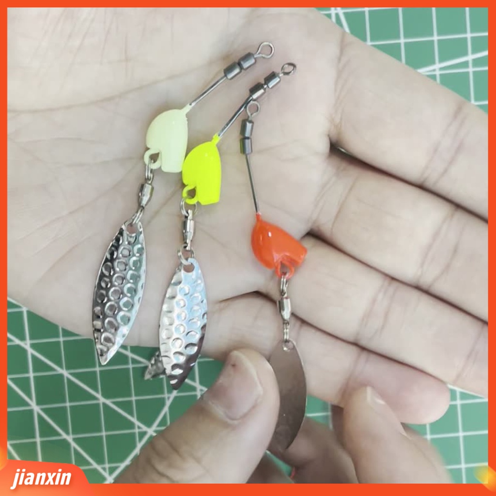 (In Stock) 3Pcs Payet Pemikat Pancing Handal Pengerjaan Halus Anti-Gantungan Bawah Aksesoris Praktis Memimpin Sinker Sequin Untuk Angling