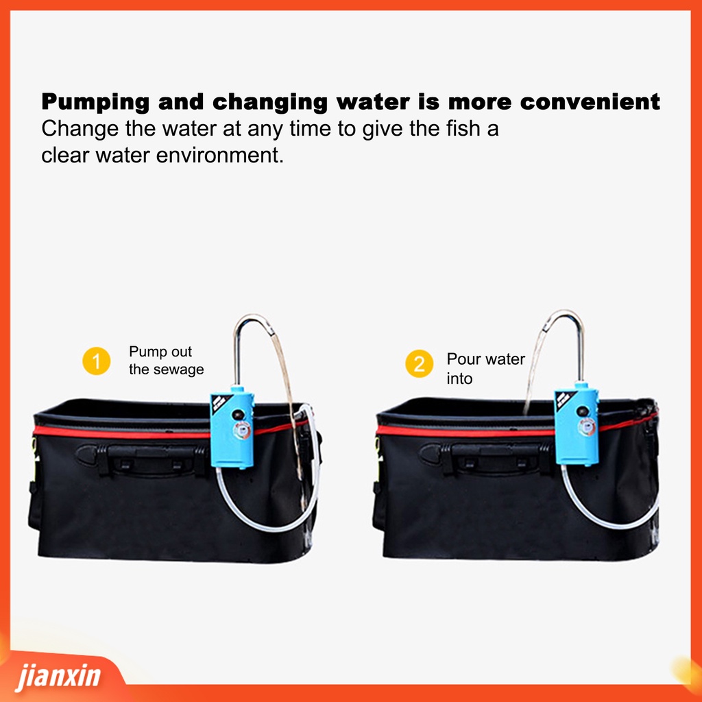 (In Stock) Pompa Air 3mode Meningkatkan Oksigen Portable USB Charge Penginderaan Otomatis Pompa Multifungsi Untuk Outdoor