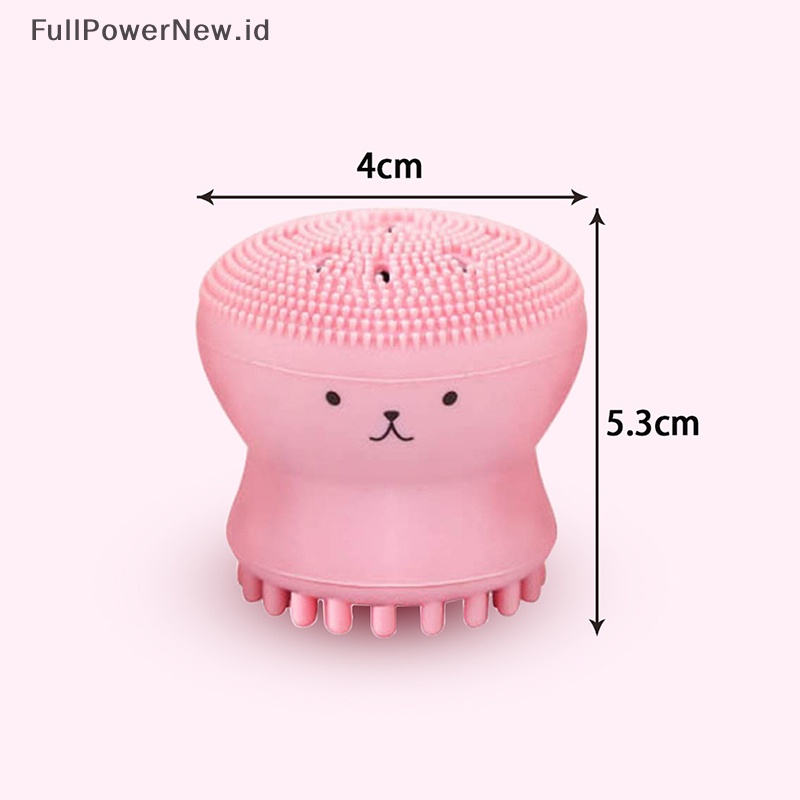 Power 1PC Silicone Facial Cleansing Brushes Remover Minyak Kulit Jerawat Pori Sikat Pembersih ID