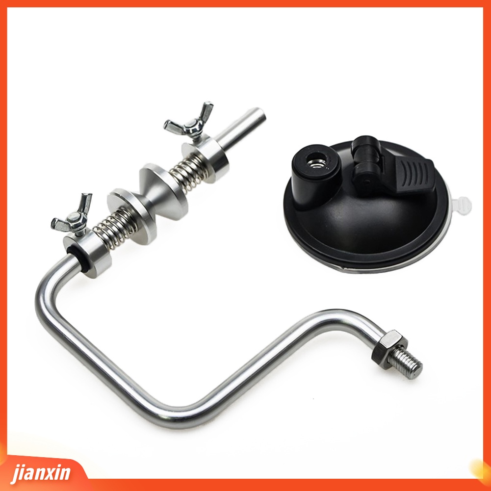 (In Stock) Spooling System Gulungan Penggulung Pancing Lalat Stainless Steel Dengan Suction Cup