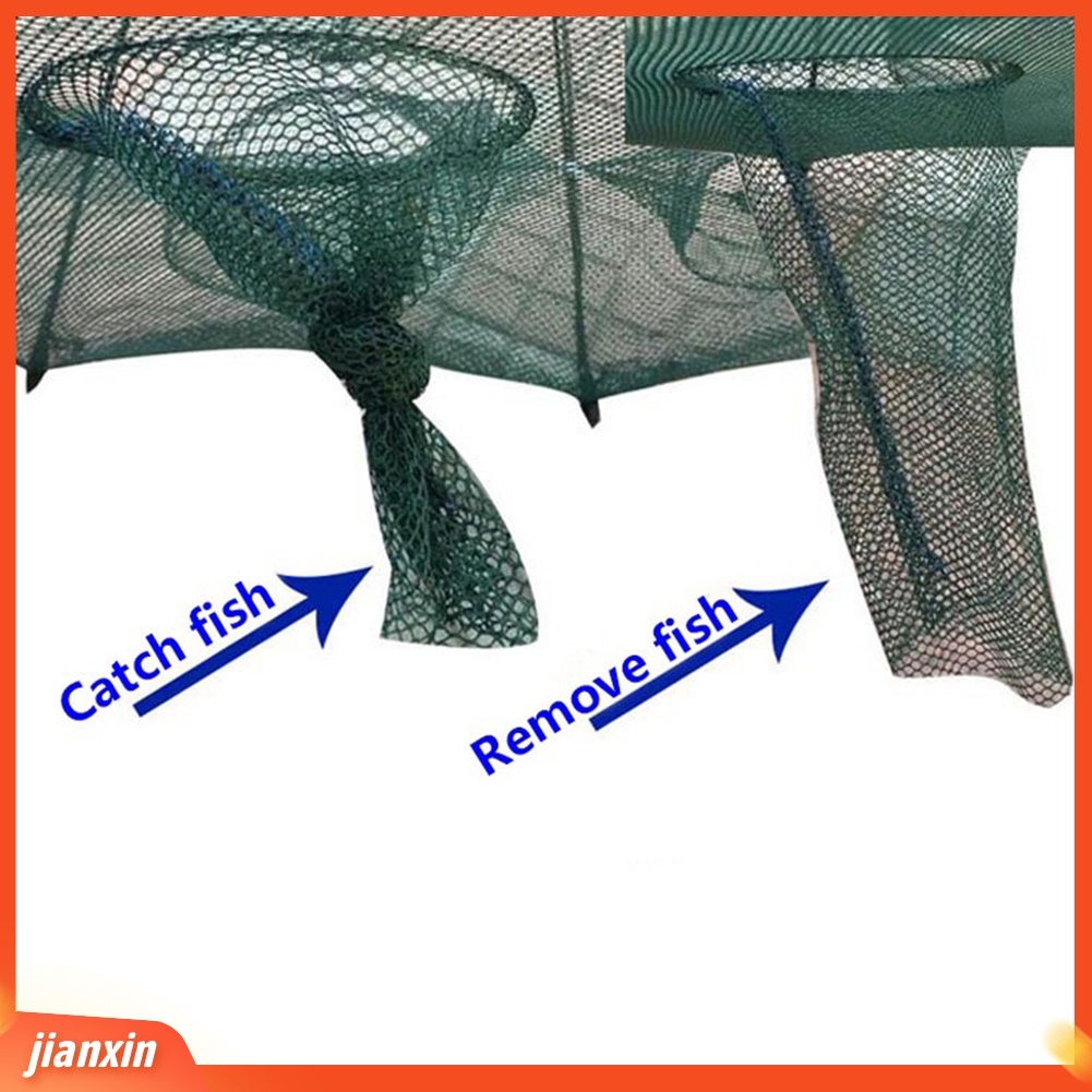 (In Stock) Jaring Ikan Lipat Otomatis Ikan Kecil Kandang Udang Nylon Crab Fish Trap Network