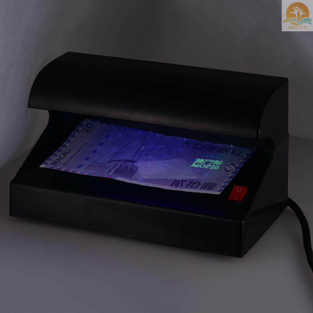 In Stock Portable Desktop Multi-Currency Money Detector Uang Tunai Palsu Kertas Checker Tester Lampu UV Tunggal Dengan Saklar ON /OFF Untuk EURO POUND