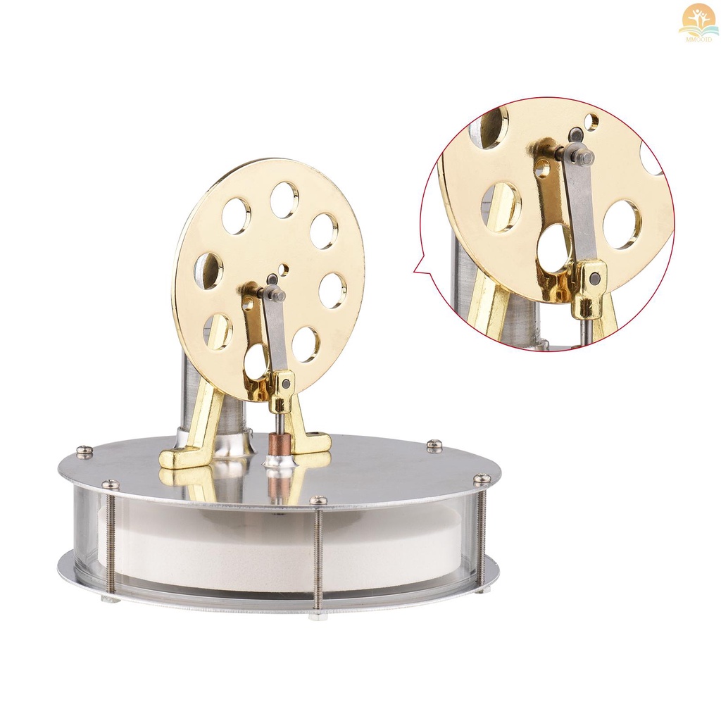 In Stock Mesin Stirling Suhu Rendah Rakitan Generator Listrik Eksperimen Panas Model Generator Fisik Dengan Desain Roda Gila Percobaan Sains Mainan Edukasi DIY Untuk Teac