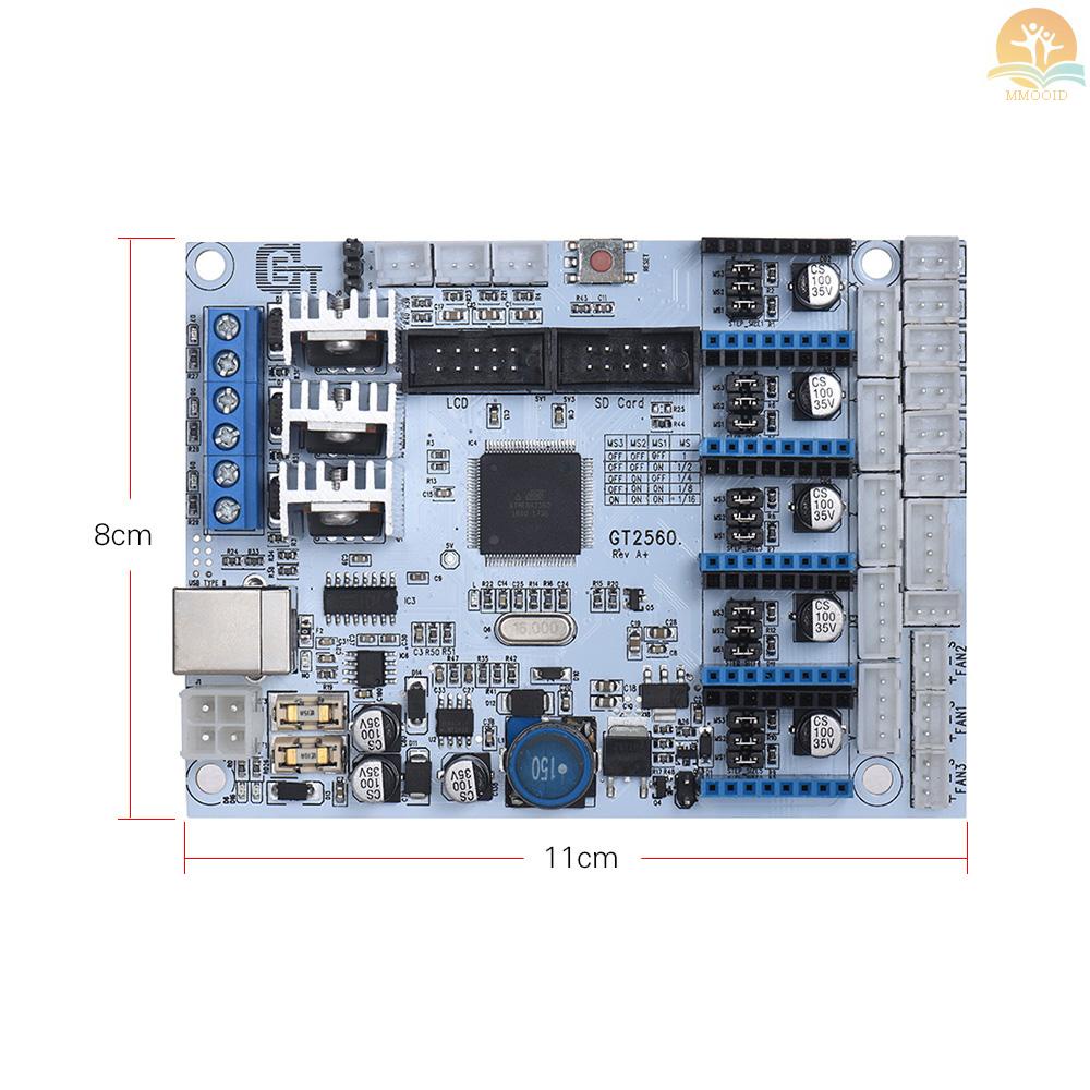 In Stock GT2560 3D Printer Controller Board Pengganti Mega 2560+Ultimaker/ Ramps 1.4 Kit Untuk Geeetech