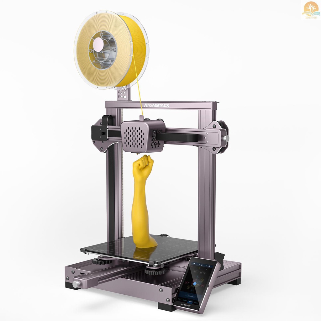 In Stock ATOMSTACK Cambrian Pro Desktop Rubber 3D Printer Support Printing Elastis TPR/PLA//Karet Dengan Area Cetak 235mm Kepala Pencetakan Ganda Untuk Digunakan Di Rumah Sekolah