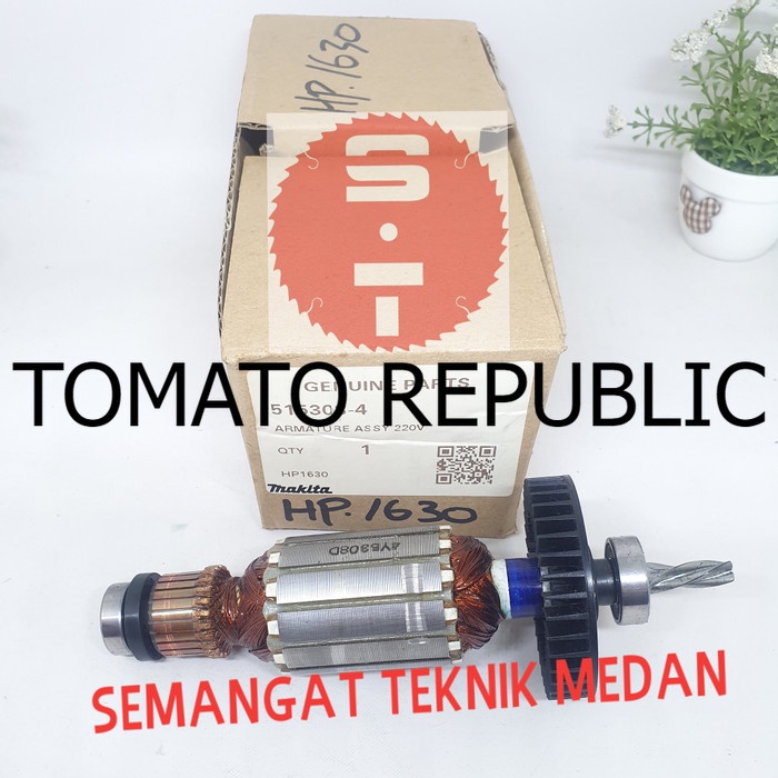 Murah HP1630 ARMATURE ANGKER HAND DRILL BOR TANGAN 13MM MAKITA HP 1630 ORI CXS573