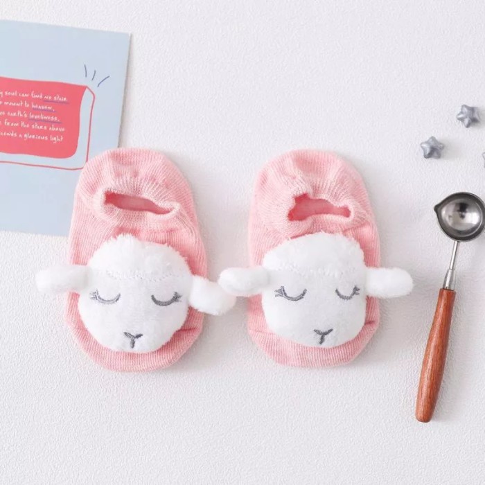 Kaos Kaus Kaki Newborn Halus Model Boneka 3D Lucu Import Karakter