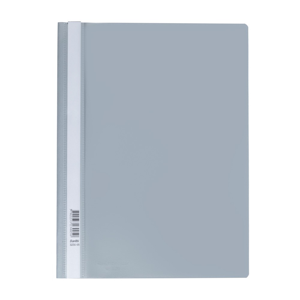 

[Artomas] Bantex Quotation Folders with Coloured Back Cover A4 Grey3230 05