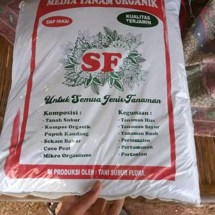 pupuk media tanam organik SF 1 karung / pupuk organik / media tanam