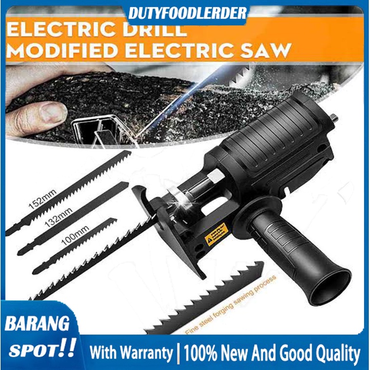 COD Adaptor Bor Ke Gergaji Mesin Adapter Reciprocating Jigsaw Tambahan Jig Saw Mesin Bor Tangan Gerg