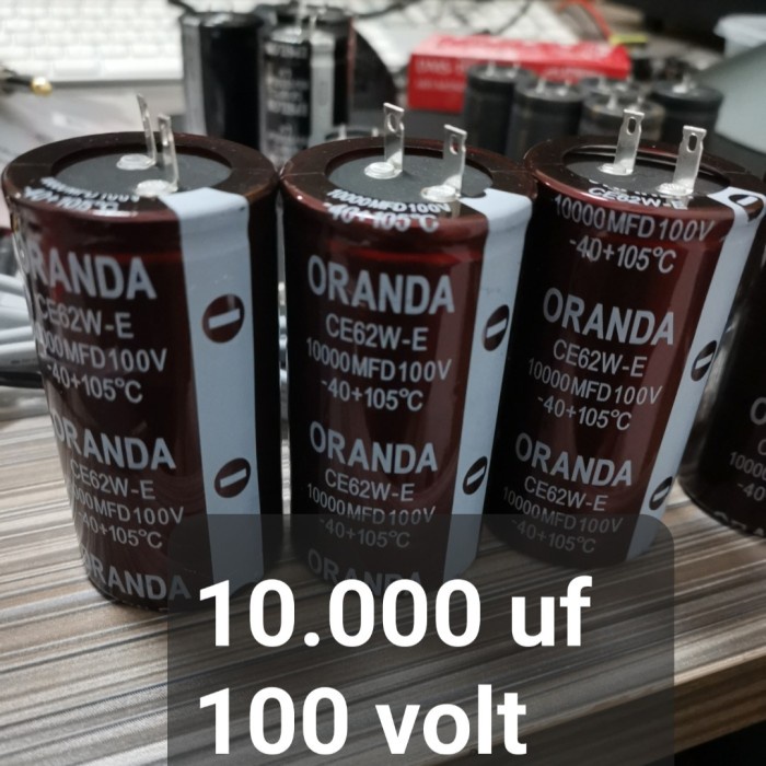 10.000 100v 10.000uf 100volt uf 100 v volt elko elco kapasitor ALX79