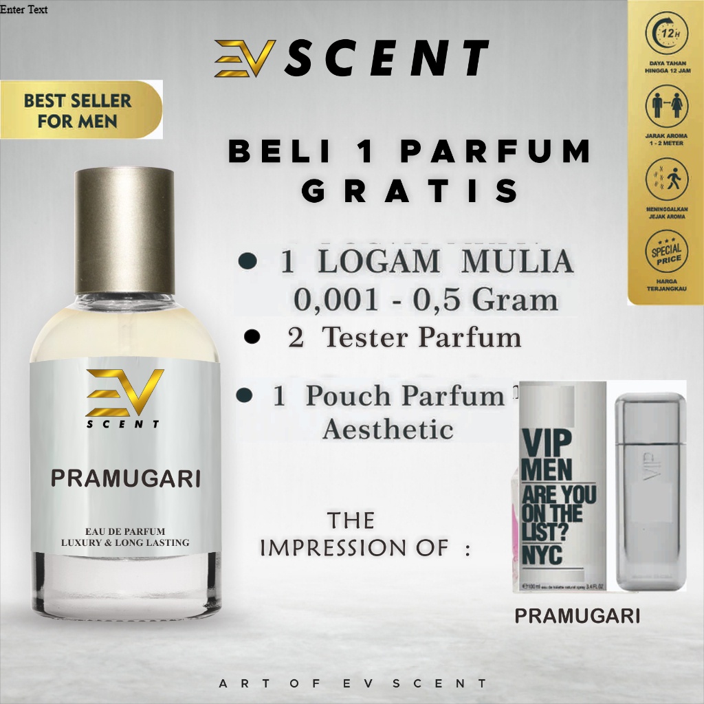 EV SCENT - Parfum Wanita Aroma Tahan Lama Inspired By PRAMUGARI - Identik Original | Eau De Parfum