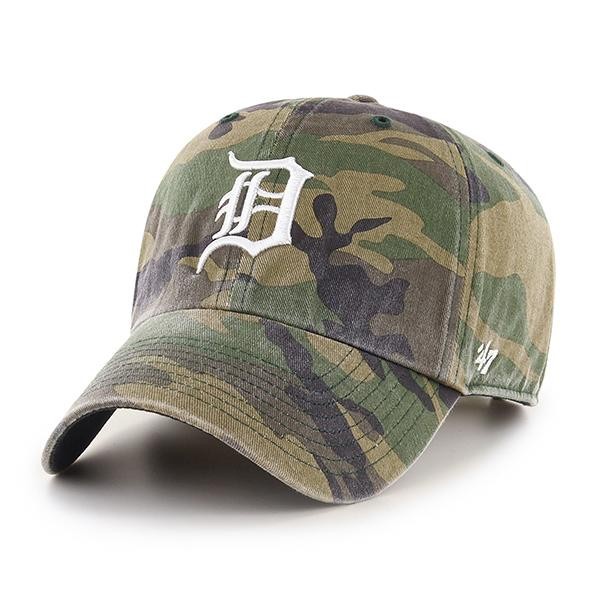 Topi Original 47 Brand Clean Up Detroit Tigers Camo