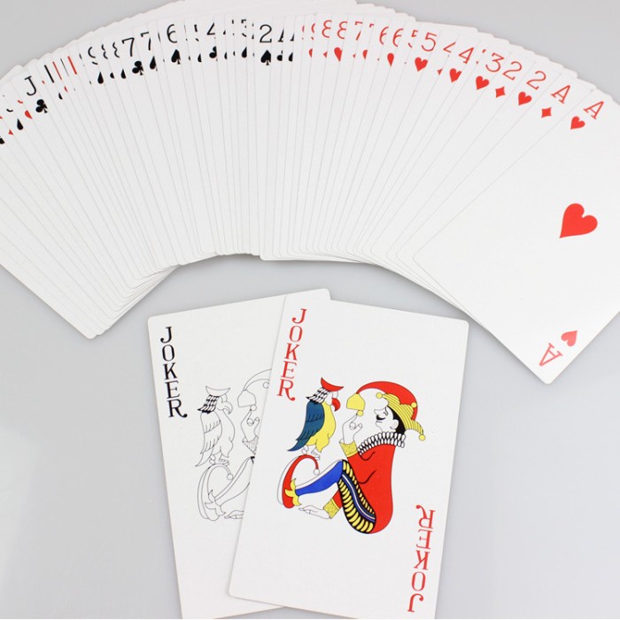 Set Kartu Remi Poker Ukuran Jumbo Besar