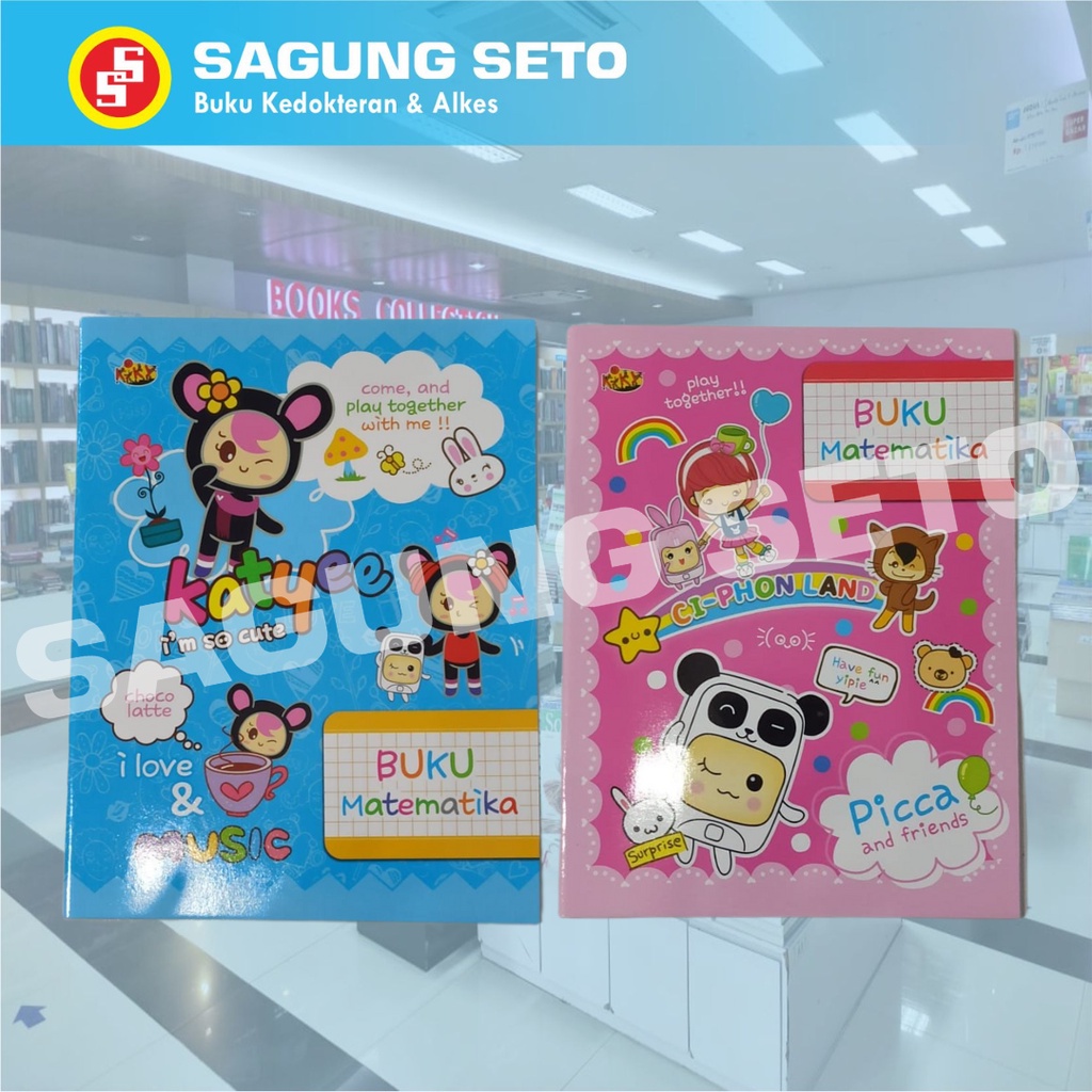 

KIKY BUKU MATEMATIKA ISI 38 LEMBAR POLOS (KATYEE) 1 PACK (10 BUKU)