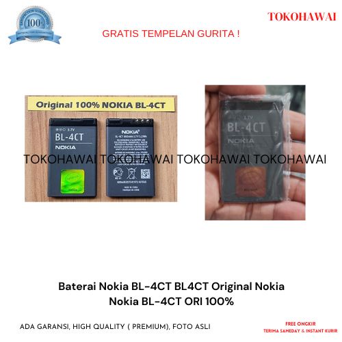 Baterai Nokia BL-4CT BL4CT Original Nokia Ori New