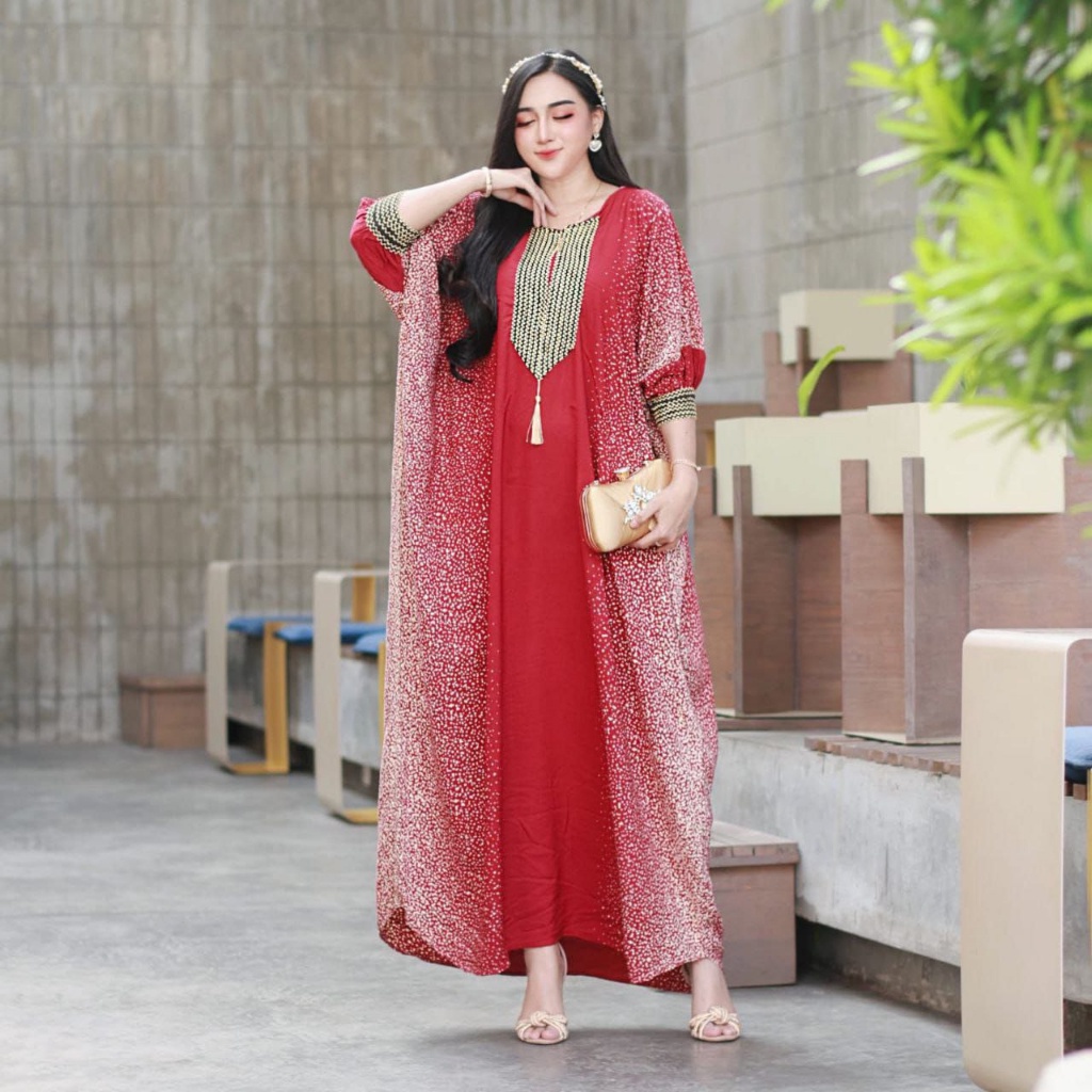 GAMIS KAFTAN SULTAN TERBARU 2023//HOMEDRESS LOWO ARABIAN BUSUI FRIENDLY//SIZE JUMBO LD 130-135 PB 13