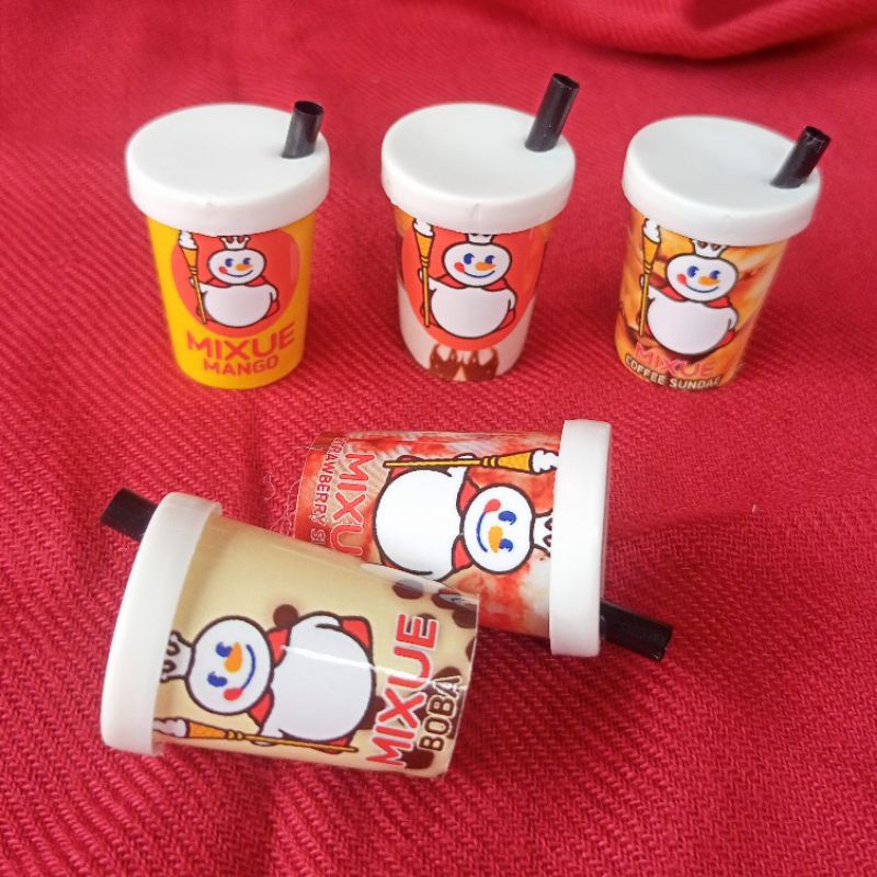 GANTUNGAN KUNCI MINIATUR MIXUE BOBA CUP GANCI LUCU UNIK