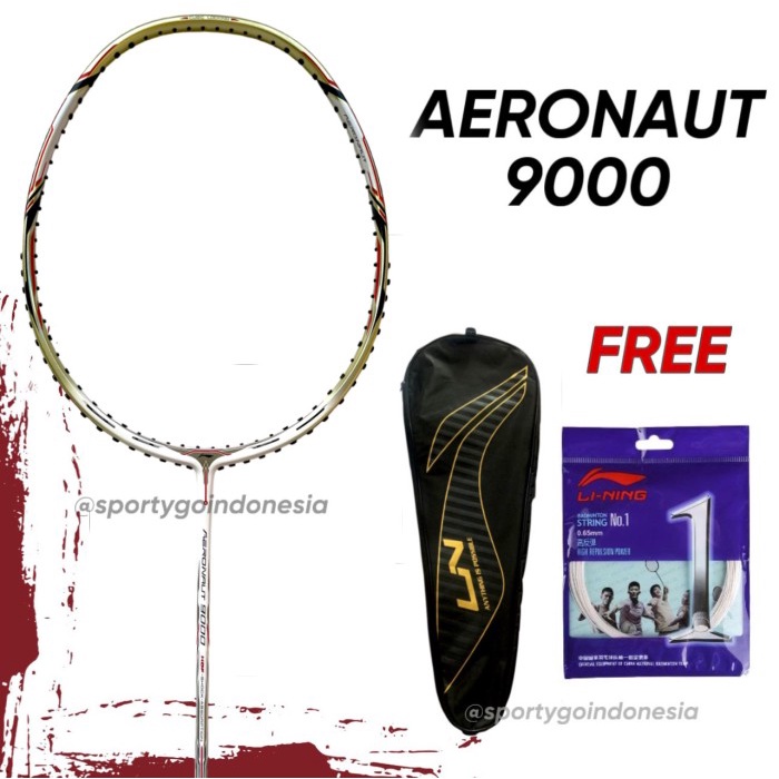 Raket Badminton Lining Aeronaut 9000 Original / Li-Ning 9000